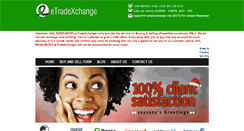 Desktop Screenshot of etradexchange.net